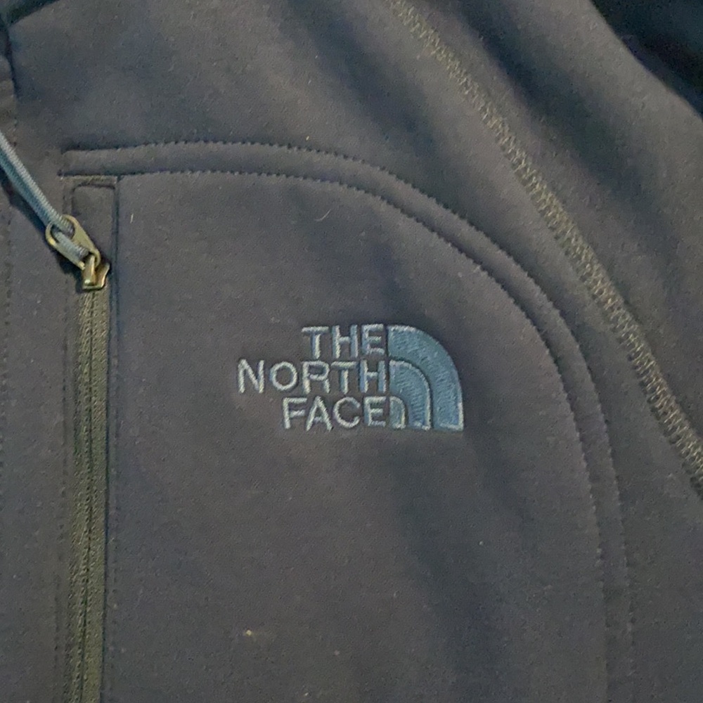 Navy Blue North Face fleece zip up - Picture 1 of 5